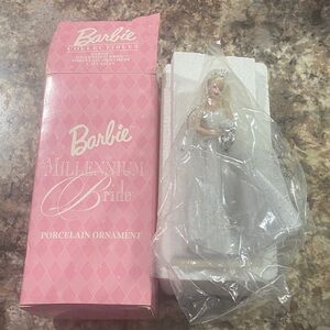 NIB Barbie Millennium Bride Collectible in Silver and Pink